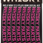 WHISKY 50w Rim Decal Kit for 2 Rims Magenta