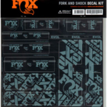 FOX Fork and Shock Decal Kit - Storm Blue
