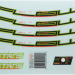 Stan's Flow CB7 Rim Decal - 29", Green, Set