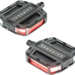 Redshift Sports Arclight City Flat Pedals - Aluminum, 9/16", Black, w/Lights