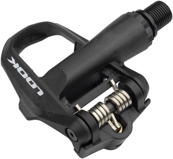 LOOK KEO 2 MAX CARBON Pedals - Single Sided Clipless, Chromoly, 9/16", Black