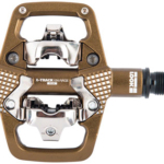 LOOK X-TRACK EN-RAGE PLUS Pedals - Dual Sided Clipless with Platform, Chromoly, 9/16", Bronze
