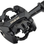 MSW Flash II Pedals - Dual Sided Clipless, Aluminum, 9/16", Black