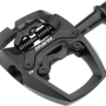 MSW Flip II Pedals - Single Side Clipless with Platform, Aluminum, 9/16", Black