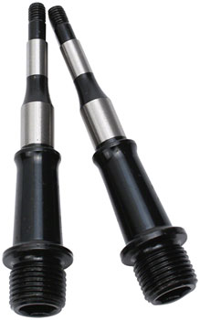 HT Components Cheetah-S Pedal Spindle - M1/ARS0, Chromoly, Black