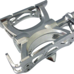 MKS Supreme Keirin Track Pedals - Aluminum, 9/16", Silver