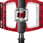 Crankbrothers Mallet DH Pedals - Dual Sided Clipless with Platform, Aluminum, 9/16", Red