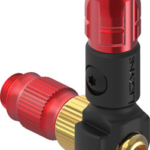 Lezyne ABS-1 Pro HP Pump Chuck Head: Red