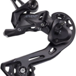 microSHIFT ADVENT Rear Derailleur - 9 Speed, Medium Cage, Black, With Clutch
