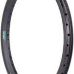 Radio Raceline Solar Carbon Rim - 20", 36h,  Black/Teal, Front