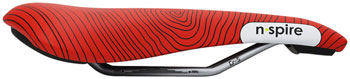 Smanie N.Spire Saddle - Chromoly, Microfiber Red, 136