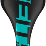 DEITY Speedtrap AM Saddle - Chromoly, Black/Turquoise