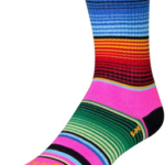 SockGuy Crew Siesta Socks - 6", Pink/Multi-Color, Small/Medium