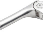 Zoom Quick Comfort Adjustable Stem - 100mm, 25.4 Clamp, Adjustable 80-150deg, 22.2-24tpi Quill, Aluminum, Silver