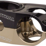 Renthal Duo Stem - 40mm, 31.8 Clamp, +/-10, 1 1/8", Aluminum, Black/Gold