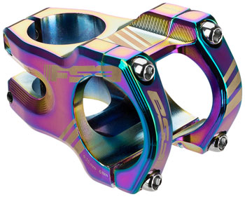 Full Speed Ahead Team Stem - 40mm, 35mm Clamp, 0 deg, 1 1/8", Oil Slick