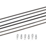 DT Swiss PR1600 DiCut 21 DB Spoke Kit: Front & Rear, Black