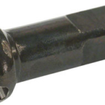 DT Swiss Pro Lock Aluminum Nipples: 2.0 x 12mm, Black, Box of 100