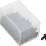 DT Swiss Pro Head Brass Nipples: 2.0 x 12mm, Black, Box of 100