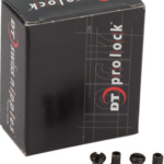 DT Swiss Pro Head Pro Lock Brass Nipples: 2.0 x 12mm, Black, Box of 100