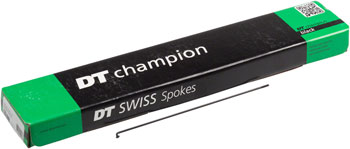 DT Swiss Champion Spoke: 2.0mm, 294mm, J-bend, Black, Box of 100