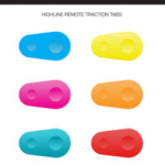 Crankbrothers Highline Remote Traction Tabs - Black, No Remote Included