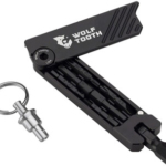 Wolf Tooth 6-Bit Hex Wrench Multi-Tool with Keyring - Black