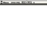 Wera 3950 PKL Hex-Plus SW 4mm Hex Key
