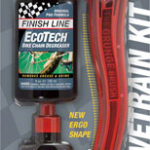 Finish Line Starter Kit 1-2-3, Includes Grunge Brush, 4oz DRY Chain Lubricant and 4oz EcoTech Degreaser