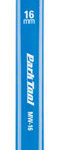 Park Tool MW-16 Metric Wrench, 16mm, Blue/Chrome