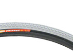 Primo Wheelchair Tire - 26 x 1, Clincher, Wire, Gray, Knobby Tread