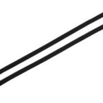 Dimension Nylon 440mm Pro Toe Straps, Black, Pair