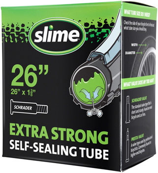 Slime Self-Sealing Tube - 26 x 1-3/8, Schrader Valve