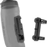 Fidlock TWIST Water Bottle Cage Set - Universal Base Mount, Strap-On, 590ml, Smoke