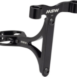 MSW Seltzer Mount - CO2 and Bottle Cage holder with 27.2mm clamp, Black