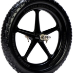 Strider Replacement Wheel: Ultralight, 12", Black, Sold as Each