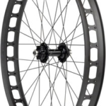 Quality Wheels Blizzerk Front Wheel - 26", QR x 135mm Pugsley, 6-Bolt, 32H, Black