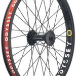 Odyssey Stage-2 Front Wheel - 20", 3/8" x 100mm, Rim Brake, Black