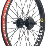 Odyssey Stage-2 Rear Wheel - 20", 14 x 110mm, Rim Brake, LHD Cassette, Black