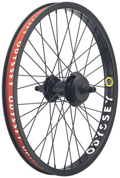 Odyssey Stage-2 Rear Wheel - 20", 14 x 110mm, Rim Brake, RHD Freecoaster, Black