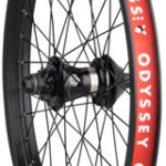 Odyssey Quadrant Rear Wheel - 20", 14 x 110mm, Rim Brake, Freecoaster RHD, Black