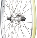 Quality Wheels Value HD Series Rear Wheel - 700, QR x 130mm, Rim Brake, HG 10, Silver, Clincher