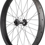 Quality Wheels Alex CF-1 Carbon DT Swiss 350 Disc Front Wheel - 26" Fat, 15 x 150mm, 6-Bolt, Black