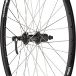 Quality Wheels Shimano/DH19 Rear Wheel - 26", QR x 135mm, Rim Brake, HG 10, Black, Clincher, 36H