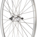 Quality Wheels Value Single Wall Series Rear Wheel - 27", QR x 130mm, Rim Brake, Freewheel, Silver, Clincher