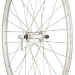 Quality Wheels Value Single Wall Series Front Wheel - 700, QR x 100mm, Rim Brake, Silver, Clincher