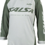 Salsa Women's Fleet 3/4 MTB Jersey - X-Large, Green, White