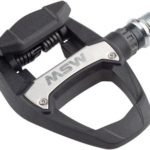 MSW Judo Pedals - Single Side Road Clipless, Composite, 9/16", Black