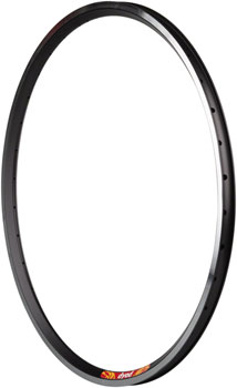 Velocity Dyad Rim - 26", Rim, Black/Silver, 36H, Clincher