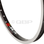 Sun Ringle Rhyno Lite Rim - 20", Black/Silver, 36H, Clincher, Schraeder